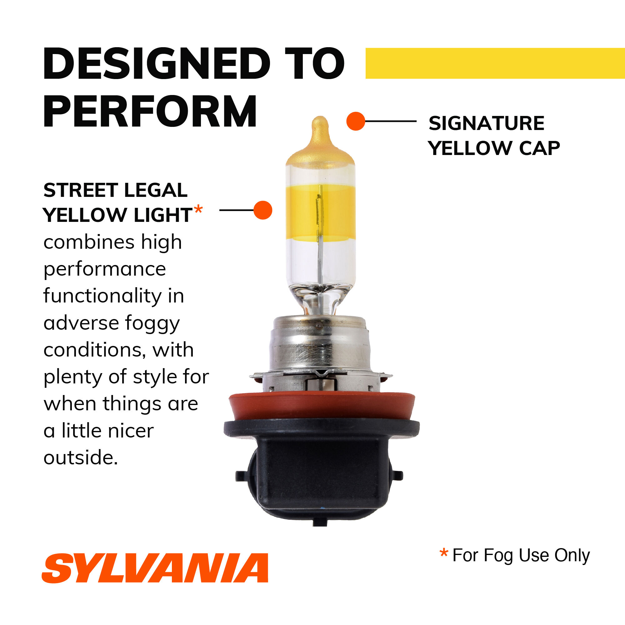 H11 yellow bulb discount